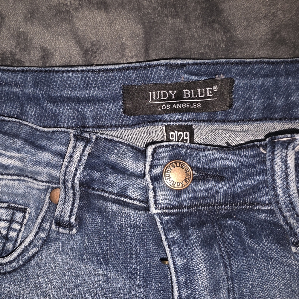 Judy Blue Classic Blue Denim Jeans - Picture 2 of 3